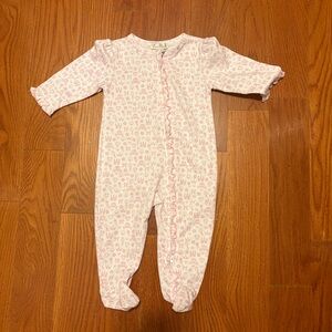 Like New Kissy Kissy Ruffle Princess Sleeper Full Zip